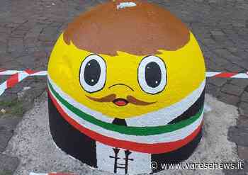 Pennelli e colore, a Samarate i "panettoni" di cemento diventano personaggi di paese - varesenews.it