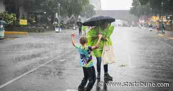 Heavy showers move through Twin Cities, with more rain on the way
