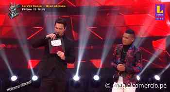 Aldair Sánchez del equipo Daniela Darcourt fue el primer eliminado de la final de “La Voz Perú” | VIDEO - MAG.