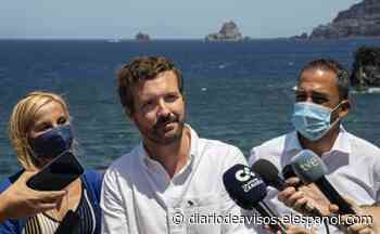 Casado exige a Sánchez desde El Hierro más medios ante la “avalancha” de inmigrantes, que “va a empeorar” - Diario de Avisos