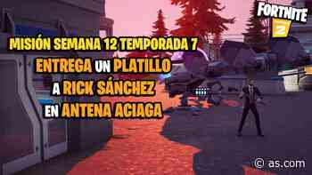 ¿Cómo y dónde entregar un platillo a Rick Sánchez en Antena Aciaga en Fortnite Temporada 7? - AS