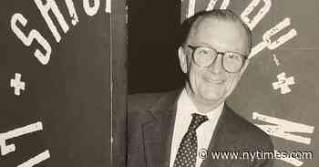 William G. Clotworthy, ‘Saturday Night Live’ Censor, Dies at 95