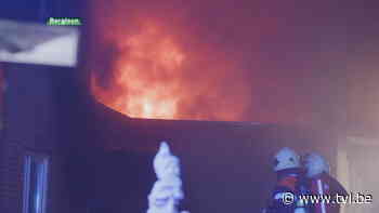 Woning onbewoonbaar en drie gewonden door zware brand Borgloon - TV Limburg