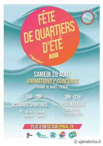 Cérémonie de clôture des activités jeunesse estivales à Epinal ce samedi 28 août 2021 - Epinal infos - Epinal Infos