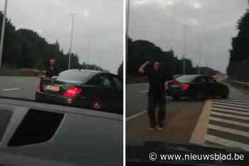 Koppel klemgereden en bedreigd met ijzeren staaf op E40: “Hier hadden doden kunnen vallen”