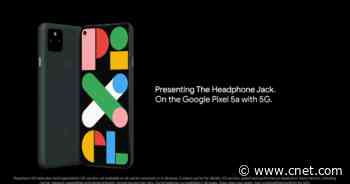 Google's new Pixel 5A ad spoofs Apple with humorous ode to the headphone jack     - CNET