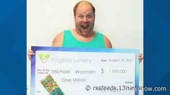 Man from Chesapeake wins $1M from Virginia Lottery, hitting it big for second time