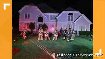 Attic fire displaces four adults, two kids from Chesapeake home