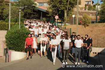 "Faites attention quand vous sortez..." À Roquebrune, 300 personnes ont rendu hommage aux cinq noyés du Dramont