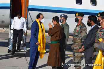 MoS Def Min Ajay Bhat visits Ladakh - Brighter Kashmir