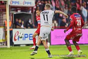 Het 'Stormt' én het spookt in het Guldensporenstadion en aan het eind zijn KVK en KVM een puntje rijker