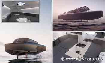 Candela's C-8 electric hydrofoil speedboat can go 35mph and last over 56 miles before charging