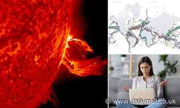 Space weather: Large solar storms could cripple the world's internet for WEEKS, study finds