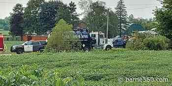 Two hurt in collision with a transport truck near Alliston - Barrie 360