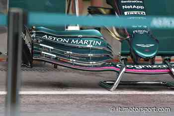 Aston Martin: c'è uno spigolo sul flap dell'ala anteriore - Motorsport.com Italia