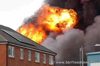One person unaccounted for in industrial estate fire - Barrhead News