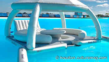 Houston's coolest crystal lagoon makes a splash with new floating cabanas - CultureMap Houston