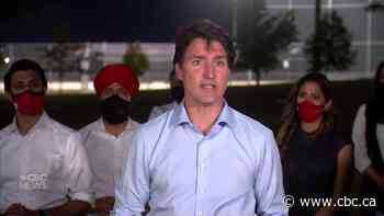 'We could not guarantee the safety of the people in attendance,' Trudeau on cancelling campaign rally