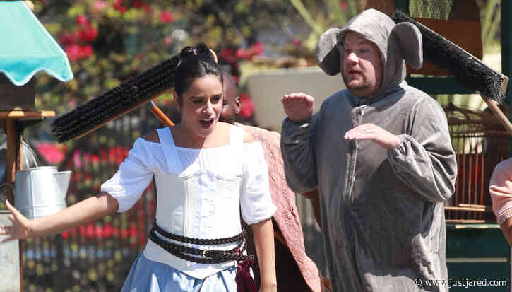 Camila Cabello Films 'Cinderella'-Themed Crosswalk Musical with James Corden - See Photos!