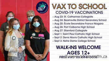 School Vaccine Clinic Today in Port Colborne - 101.1 More FM