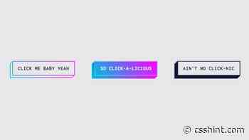 12+ CSS 3D Button Design Examples