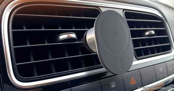 Belkin launches new MagSafe iPhone 12 car mount with streamlined design