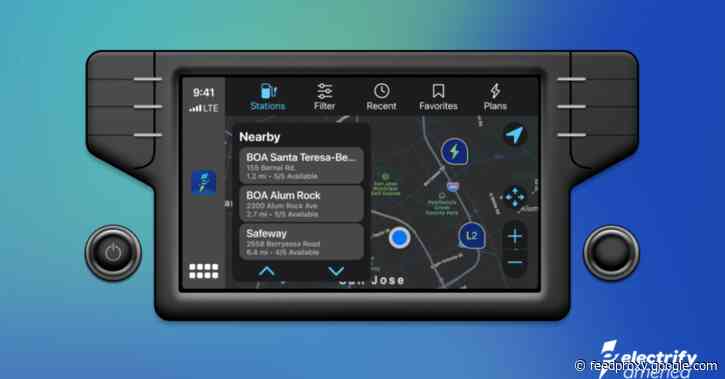 Electrify America rolling out CarPlay and Android Auto apps for finding EV charging stations