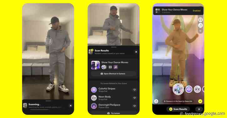Snapchat for iOS adds revamped ‘Scan’ AR feature for detecting real-world objects