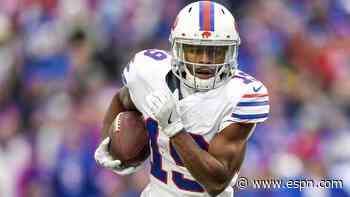 Bills WR McKenzie shares vaccine card after fine