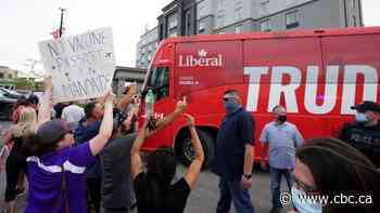 Conservative candidate says some of his supporters were at chaotic Trudeau event