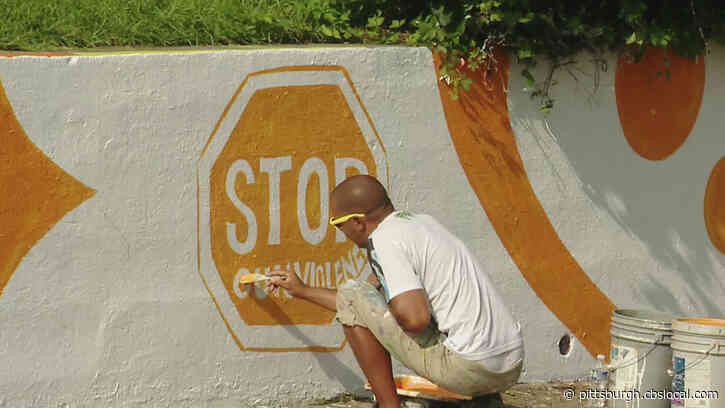 ‘Peace Pittsburgh’ Mural In Oakland Promotes Ending Gun Violence