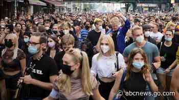Protests in Berlin for and against coronavirus restrictions - ABC News
