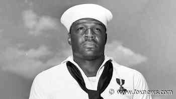 First cut of steel made for first aircraft carrier named for African American war hero