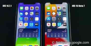 iOS 15 beta 7 speed test (Video)