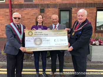 Freemason’s £5k boost to support vital work for Bolton Hospice - The Bolton News