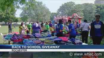 Roc Royal Foundation gives out 2,000+ backpacks filled with school supplies