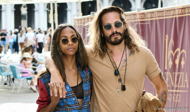 Zoe Saldana & Marco Perego Look Picture Perfect During Trip to Venice