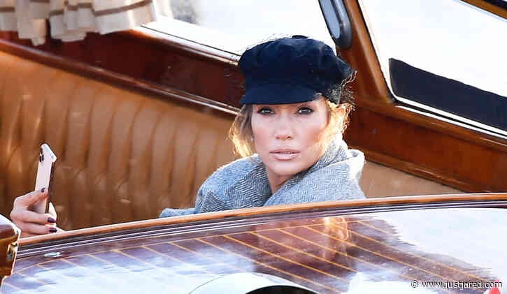 Jennifer Lopez Arrives in Venice Ahead of Dolce&Gabbana's Big Event