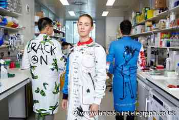Pendle: Laura Nuttall's words used in cancer lab coat art