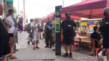 Toronto restaurant owner tired of anti-vaccine protesters swarming outside her businesses - CP24 Toronto's Breaking News