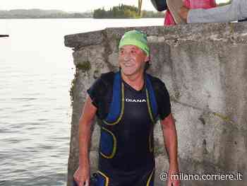 Lecco, il «Caimano del Lario » Leo Callone festeggia i 76 anni nuotando per 17 chilometri - Corriere Milano
