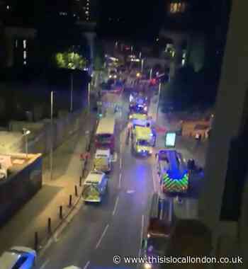 Over 100 firefighters tackle hotel fire in Battersea