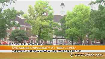 Syracuse University raises COVID alert level to red due to high transmission risk