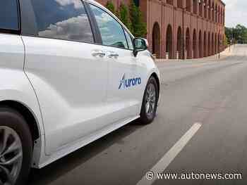 Self-driving startup Aurora takes fresh tack to 'safe enough' - Automotive News