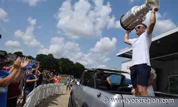 Welcome, Stanley! Aurora's Barclay Goodrow gets his day to celebrate NHL's top prize on home turf - yorkregion.com