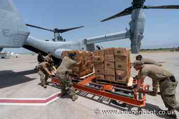US airlifts food, tents to quake-ravaged southern Haiti - The Independent