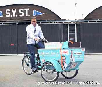 Vereine im Landkreis Stade besucht: Kai Seefried radelte 450 Kilometer für das Ehrenamt - Stade - Kreiszeitung Wochenblatt