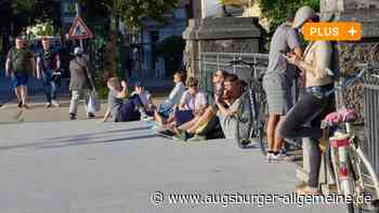 Junge Leute auf der Bismarckbrücke sorgen für Ärger bei Anwohnern