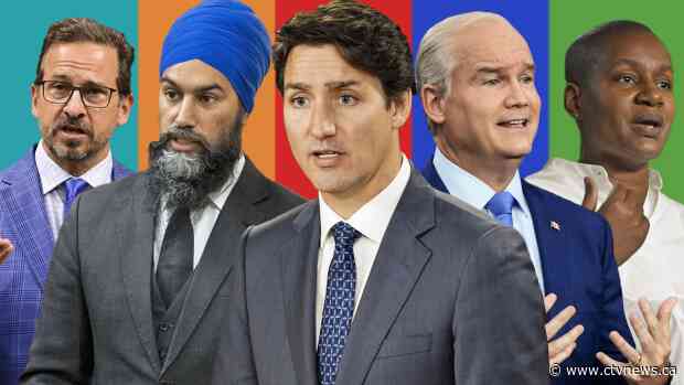 Trudeau campaigns in Ontario, while Singh and O'Toole take on Quebec