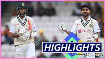 England v India: Highlights as resilient India frustrate hosts